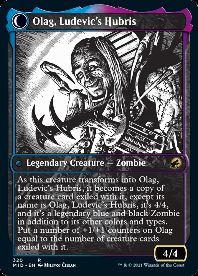 Ludevic, Necrogenius // Olag, Ludevic's Hubris (Showcase Eternal Night) [Innistrad: Midnight Hunt] | Gam3 Escape