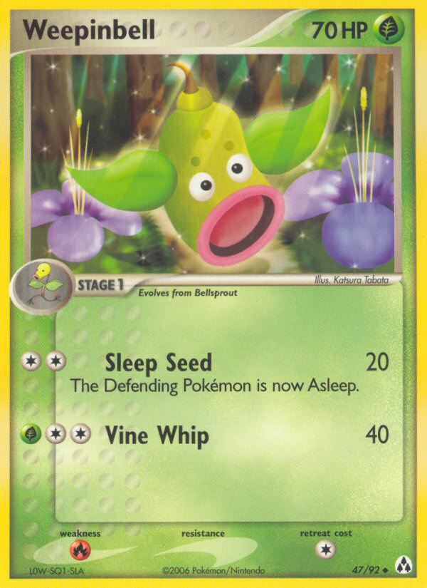 Weepinbell (47/92) [EX: Legend Maker] | Gam3 Escape