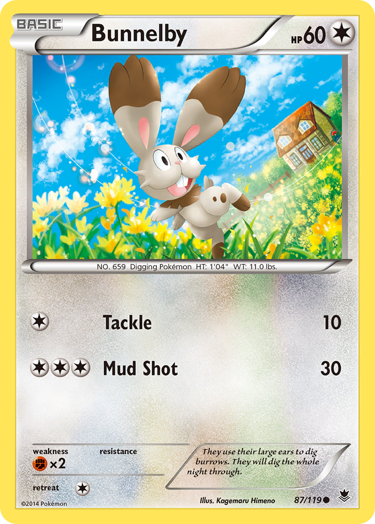 Bunnelby (87/119) [XY: Phantom Forces] | Gam3 Escape