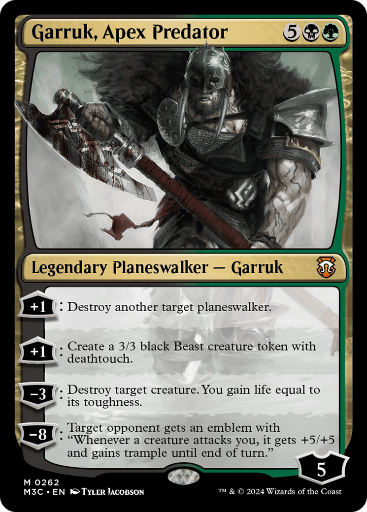 Garruk, Apex Predator (Ripple Foil) [Modern Horizons 3 Commander] | Gam3 Escape