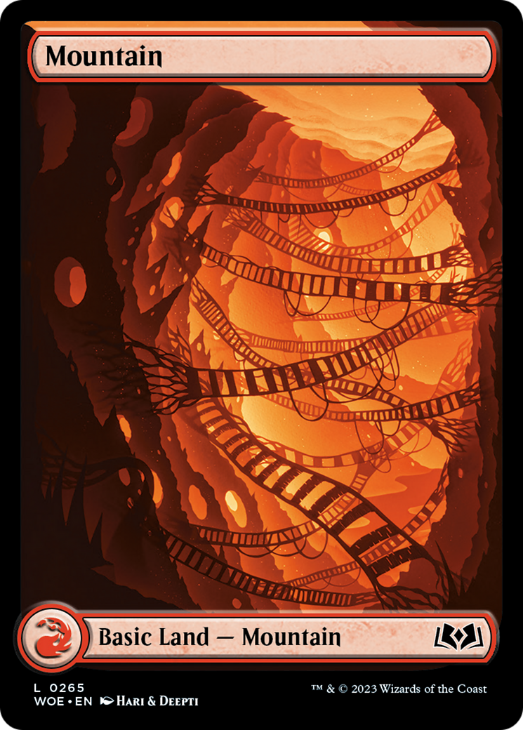 Mountain (265) (Full-Art) [Wilds of Eldraine] | Gam3 Escape