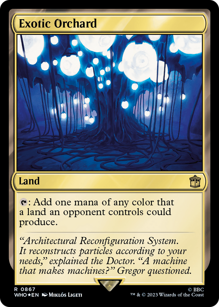 Exotic Orchard (Surge Foil) [Doctor Who] | Gam3 Escape
