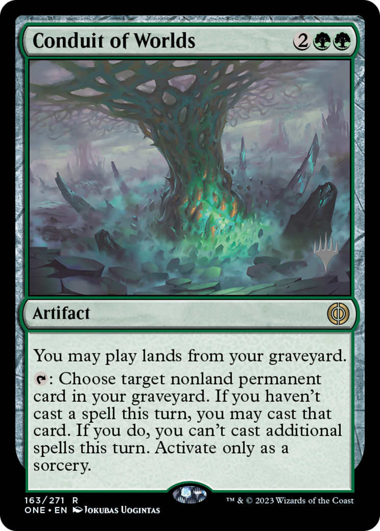 Conduit of Worlds (Promo Pack) [Phyrexia: All Will Be One Promos] | Gam3 Escape