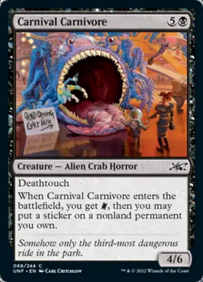 Carnival Carnivore [Unfinity] | Gam3 Escape