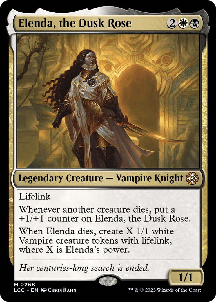 Elenda, the Dusk Rose [The Lost Caverns of Ixalan Commander] | Gam3 Escape