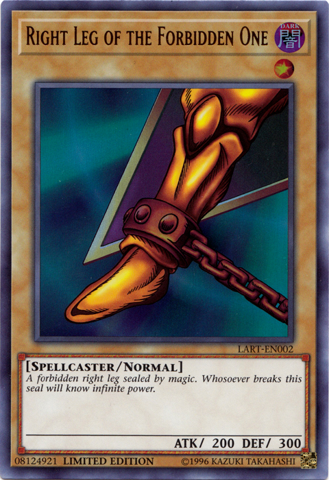 Right Leg of the Forbidden One [LART-EN002] Ultra Rare | Gam3 Escape