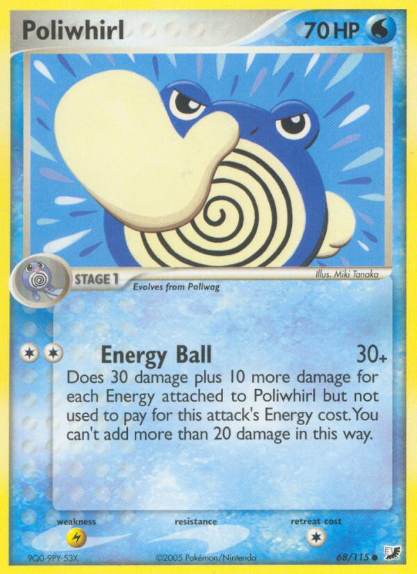 Poliwhirl (68/115) [EX: Unseen Forces] | Gam3 Escape