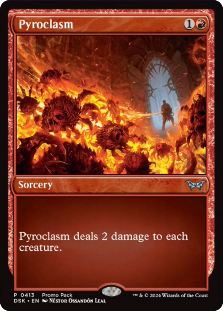 Pyroclasm [Duskmourn: House of Horror Promos] | Gam3 Escape