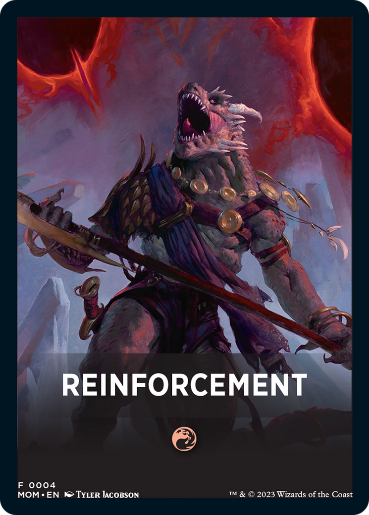 Reinforcement Theme Card [March of the Machine Tokens] | Gam3 Escape