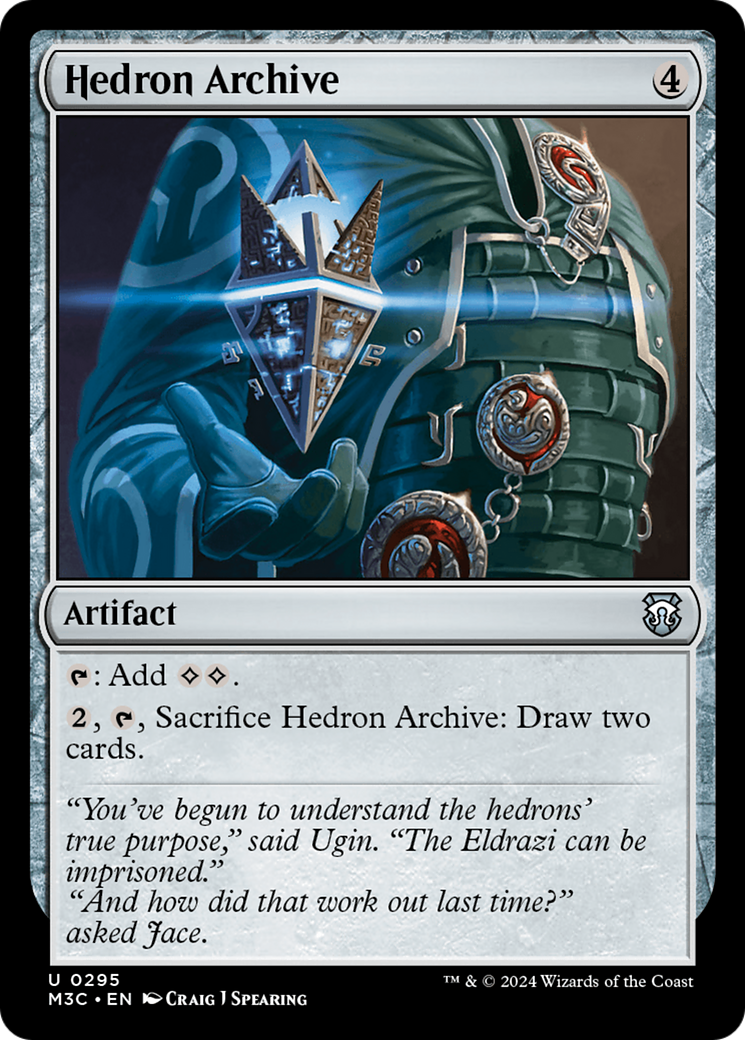 Hedron Archive (Ripple Foil) [Modern Horizons 3 Commander] | Gam3 Escape