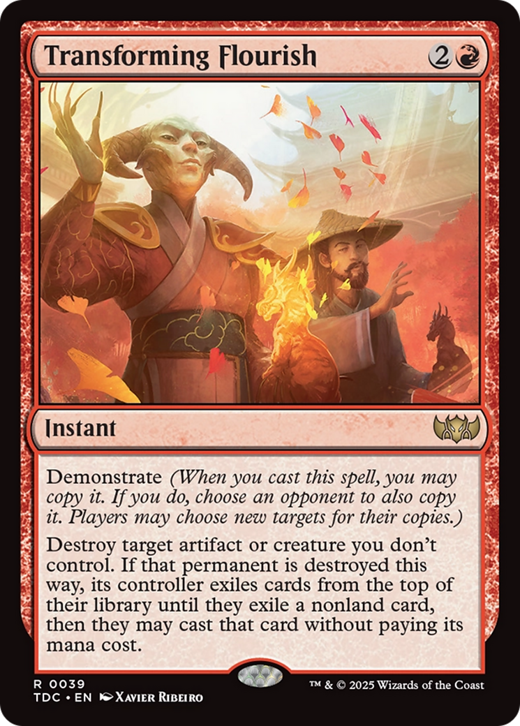 Transforming Flourish [Tarkir: Dragonstorm Commander] | Gam3 Escape