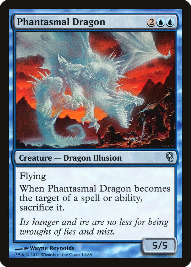 Phantasmal Dragon [Duel Decks: Jace vs. Vraska] | Gam3 Escape