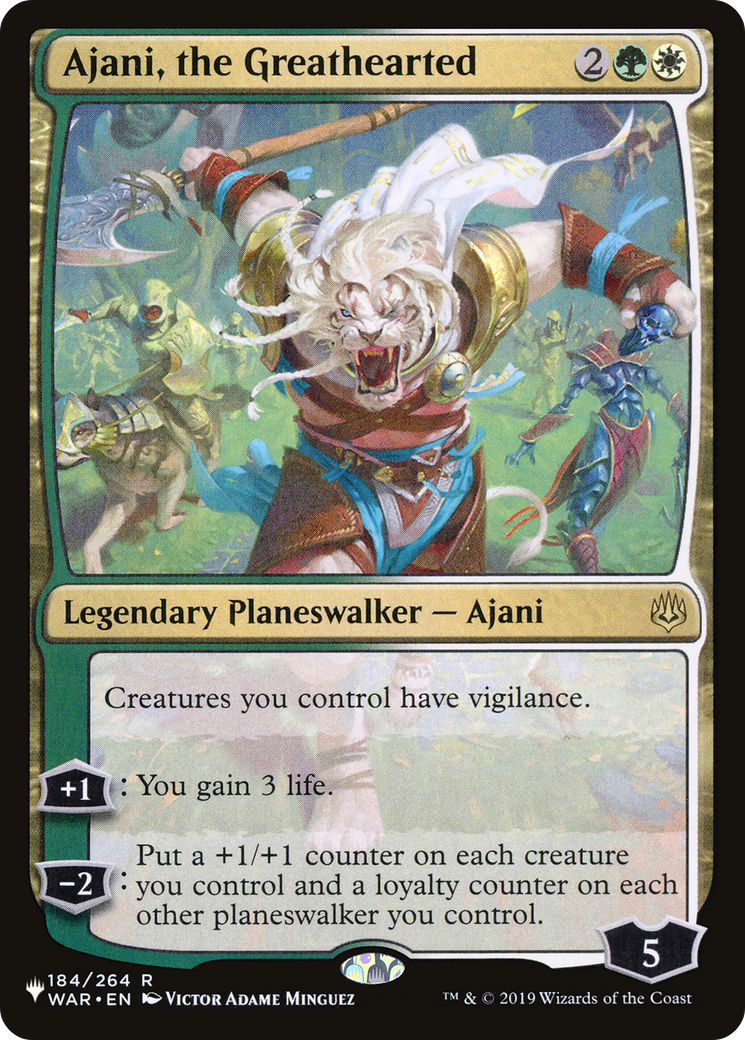 Ajani, the Greathearted [The List] | Gam3 Escape