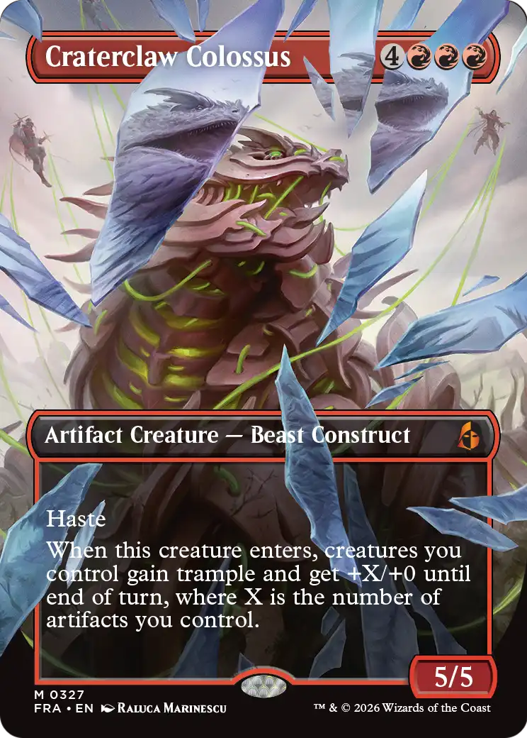 Craterclaw Colossus (Borderless) (0327) [Reality Fracture] | Gam3 Escape