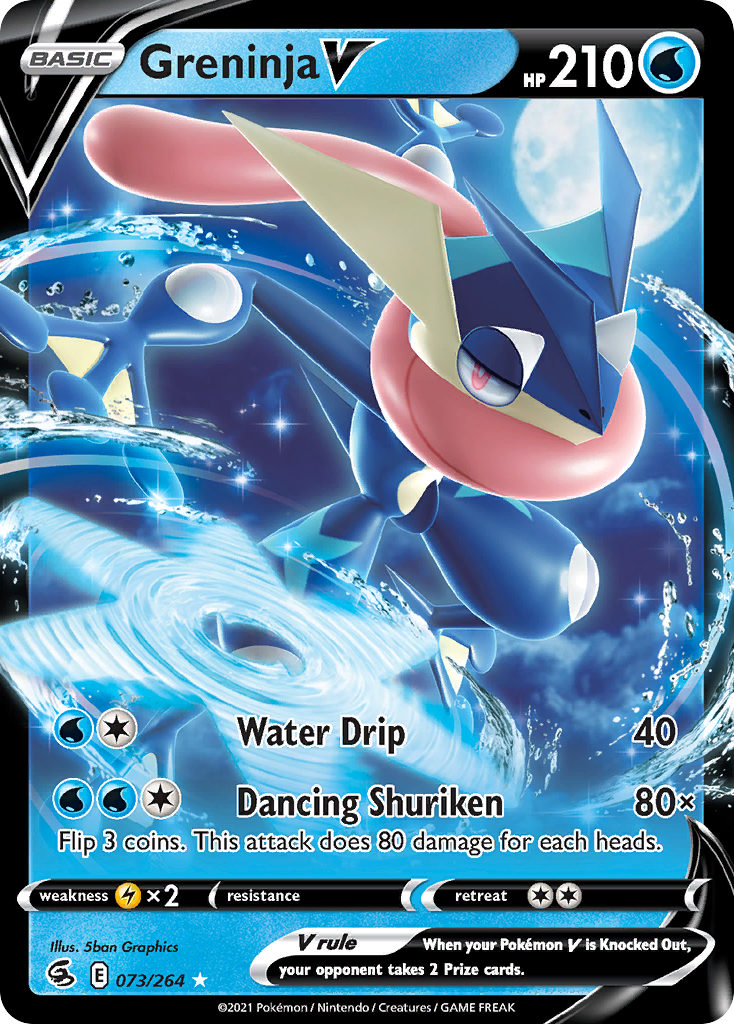 Greninja V (073/264) (Intro Deck) [Sword & Shield: Fusion Strike] | Gam3 Escape