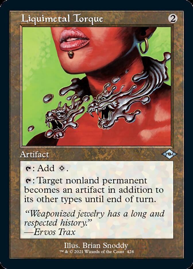 Liquimetal Torque (Retro Foil Etched) [Modern Horizons 2] | Gam3 Escape
