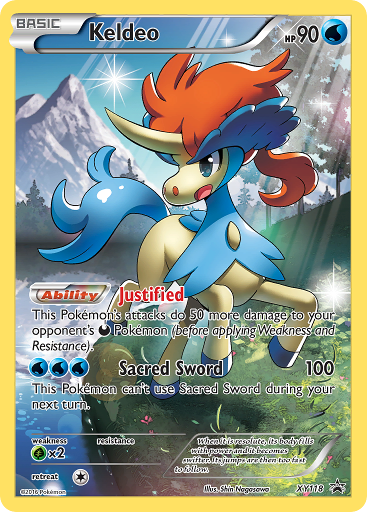 Keldeo (XY118) [XY: Black Star Promos] | Gam3 Escape