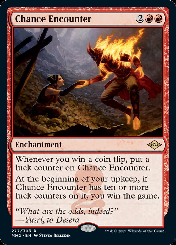 Chance Encounter (Foil Etched) [Modern Horizons] | Gam3 Escape