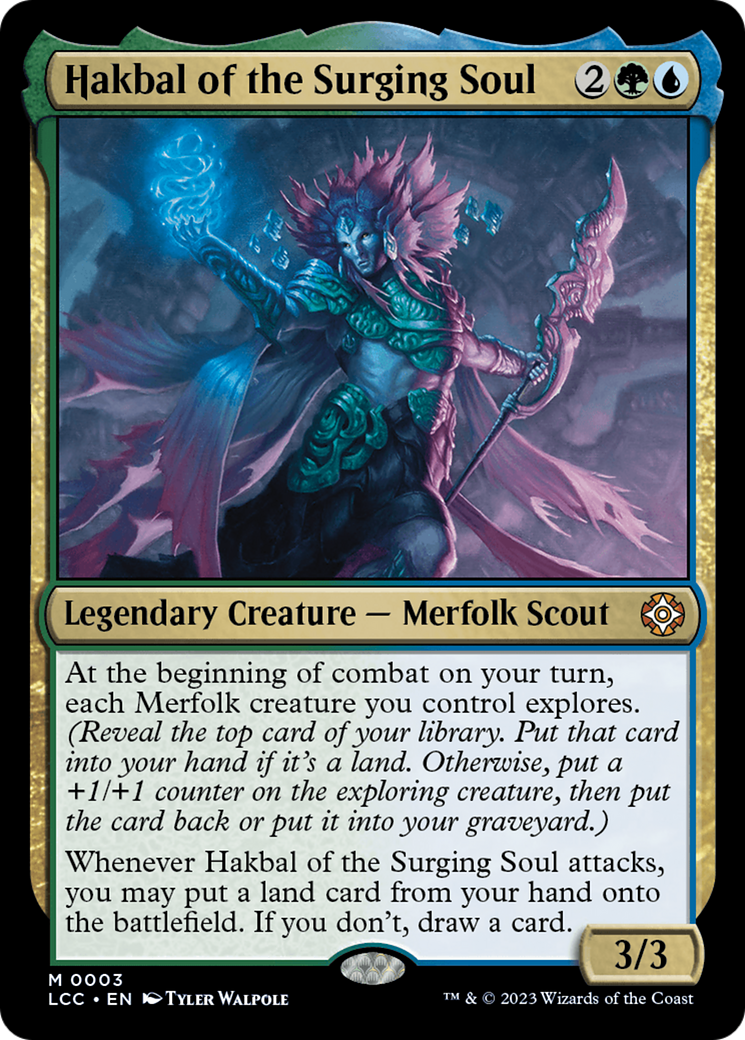 Hakbal of the Surging Soul [The Lost Caverns of Ixalan Commander] | Gam3 Escape