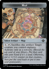 Map // Angel Double-Sided Token [The Lost Caverns of Ixalan Tokens] | Gam3 Escape