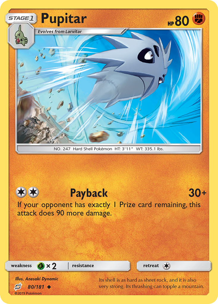 Pupitar (80/181) [Sun & Moon: Team Up] | Gam3 Escape