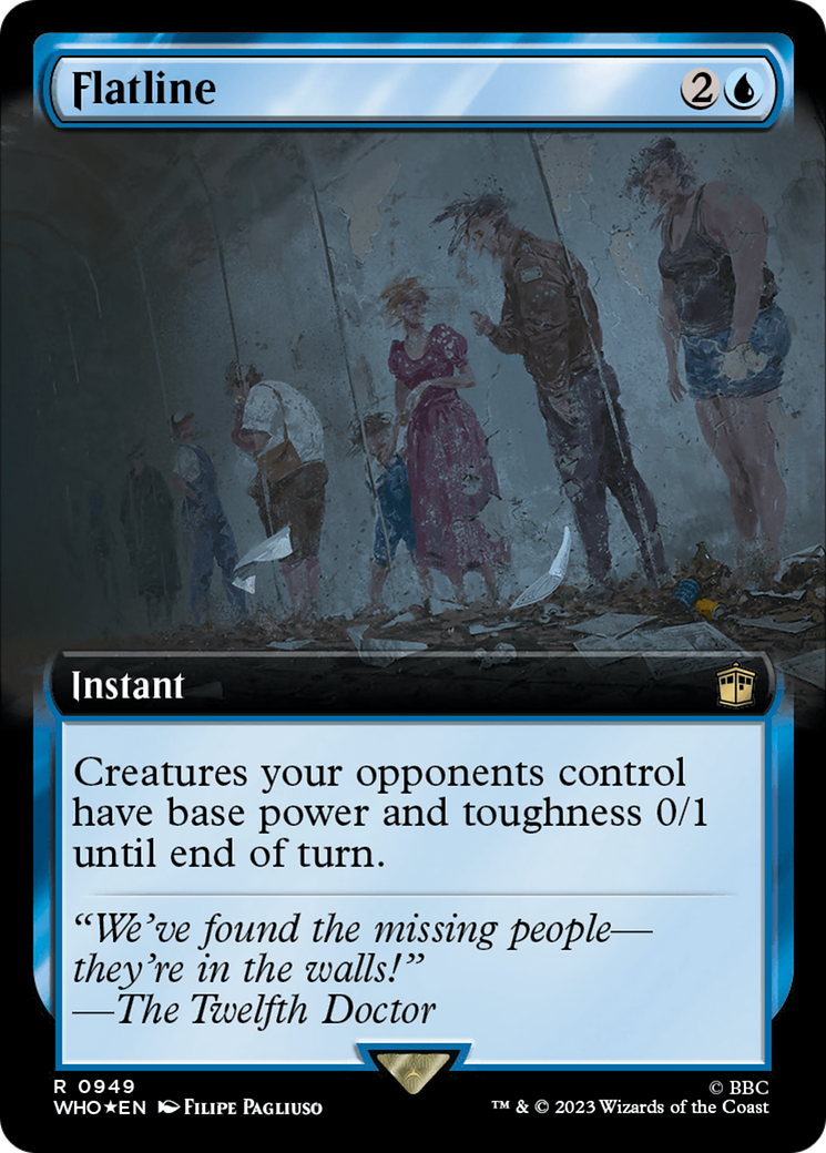 Flatline (Extended Art) (Surge Foil) [Doctor Who] | Gam3 Escape