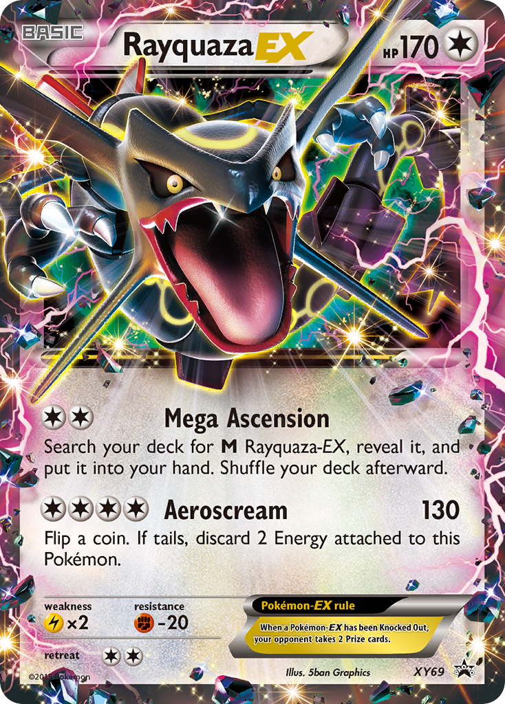 Rayquaza EX (XY69) (Shiny) [XY: Black Star Promos] | Gam3 Escape