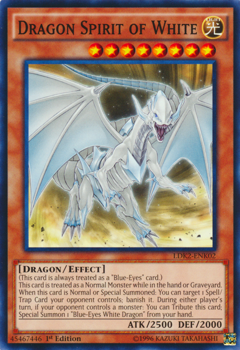 Dragon Spirit of White [LDK2-ENK02] Common | Gam3 Escape