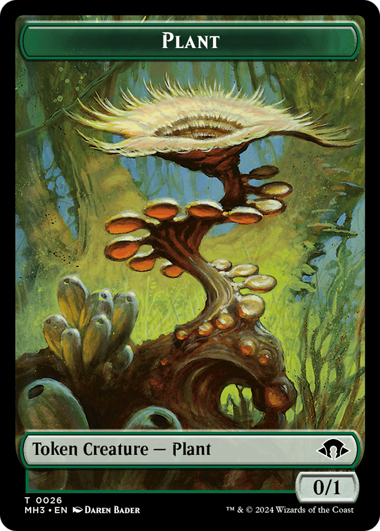 Plant // Energy Reserve Double-Sided Token [Modern Horizons 3 Tokens] | Gam3 Escape