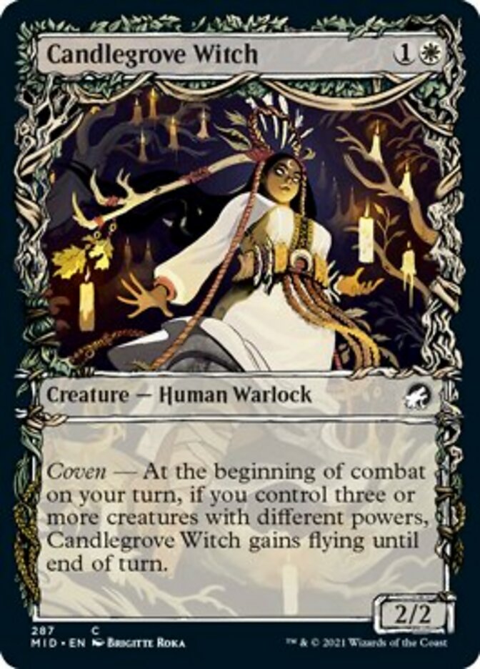 Candlegrove Witch (Showcase Equinox) [Innistrad: Midnight Hunt] | Gam3 Escape