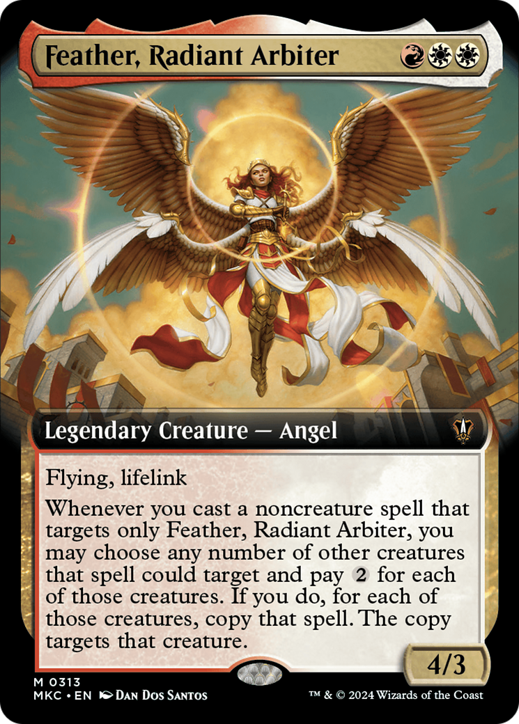 Feather, Radiant Arbiter (Extended Art) [Murders at Karlov Manor Commander] | Gam3 Escape