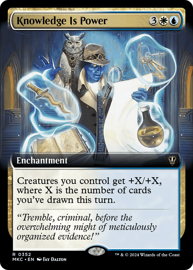 Knowledge is Power (Extended Art) [Murders at Karlov Manor Commander] | Gam3 Escape