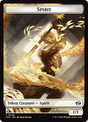 Spirit (0006) // Spirit (0007) Double-Sided Token [Tarkir: Dragonstorm Tokens] | Gam3 Escape
