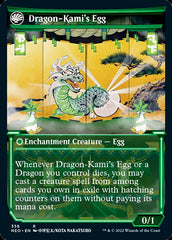 The Dragon-Kami Reborn // Dragon-Kami's Egg (Showcase Soft Glow) [Kamigawa: Neon Dynasty] | Gam3 Escape