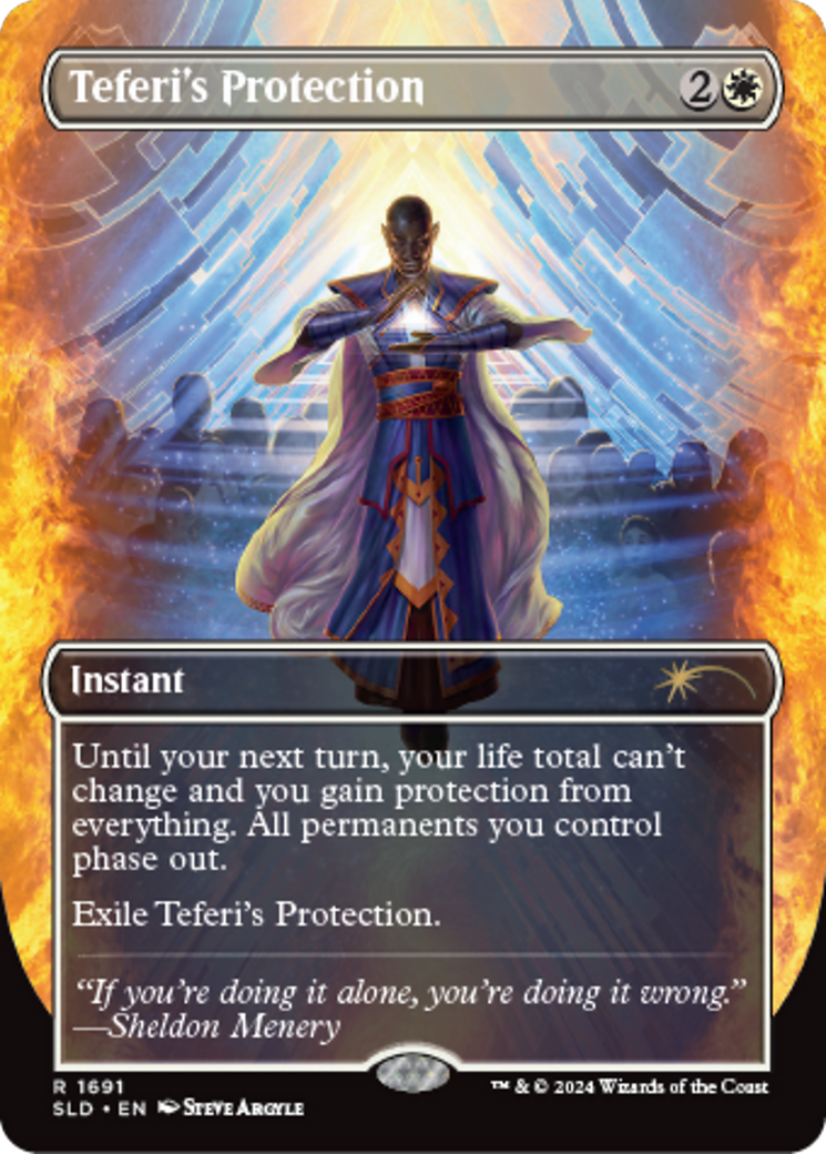 Teferi's Protection (1691) [Secret Lair: Sheldon's Spellbook] | Gam3 Escape