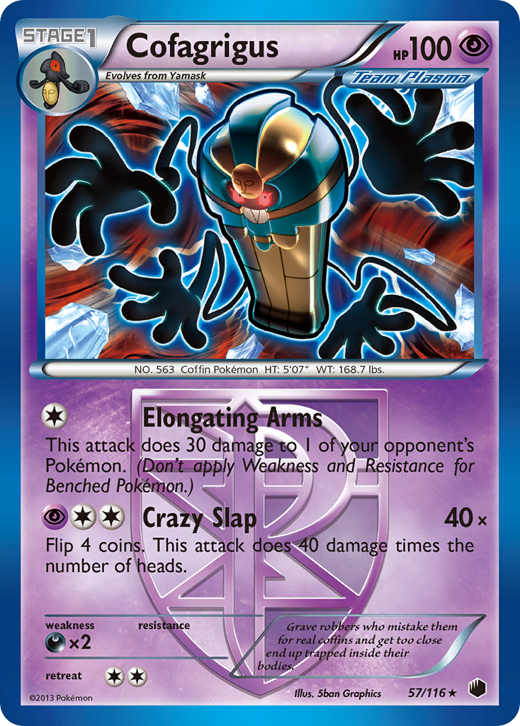 Cofagrigus (57/116) [Black & White: Plasma Freeze] | Gam3 Escape