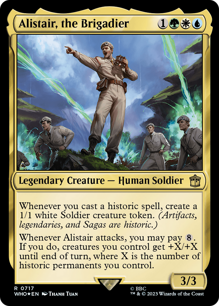 Alistair, the Brigadier (Surge Foil) [Doctor Who] | Gam3 Escape