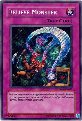 Relieve Monster [RP01-EN093] Secret Rare | Gam3 Escape