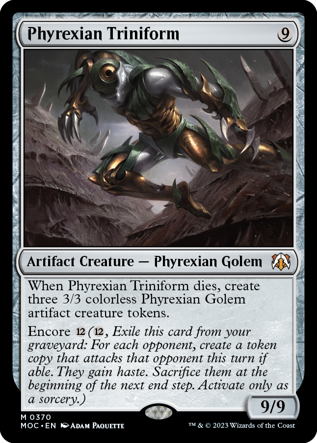 Phyrexian Triniform [March of the Machine Commander] | Gam3 Escape