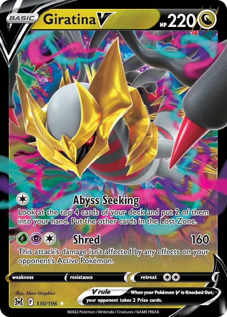 Giratina V (130/196) [Sword & Shield: Lost Origin] | Gam3 Escape