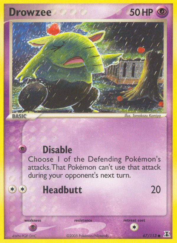 Drowzee (67/113) [EX: Delta Species] | Gam3 Escape