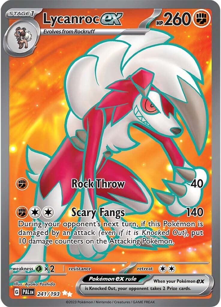 Lycanroc ex (241/193) [Scarlet & Violet: Paldea Evolved] | Gam3 Escape