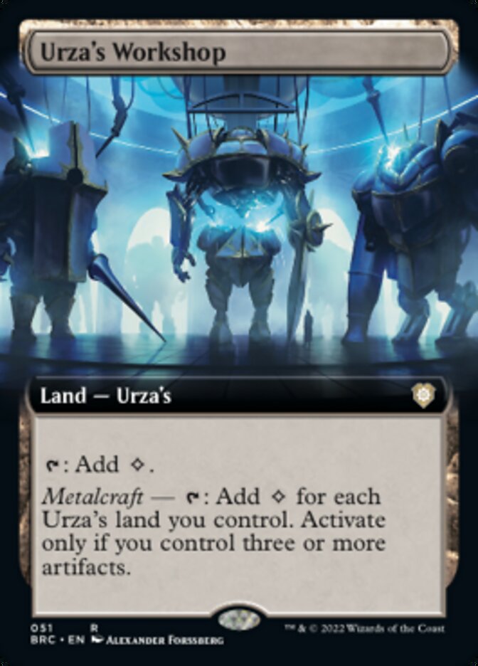 Urza's Workshop (Extended Art) [The Brothers' War Commander] | Gam3 Escape