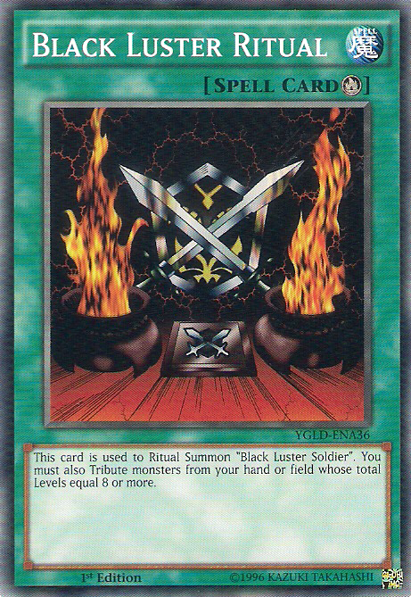 Black Luster Ritual [YGLD-ENA36] Common | Gam3 Escape