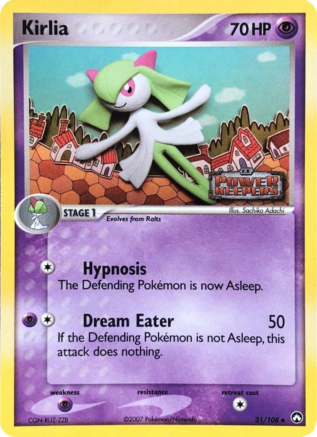 Kirlia (31/108) (Stamped) [EX: Power Keepers] | Gam3 Escape