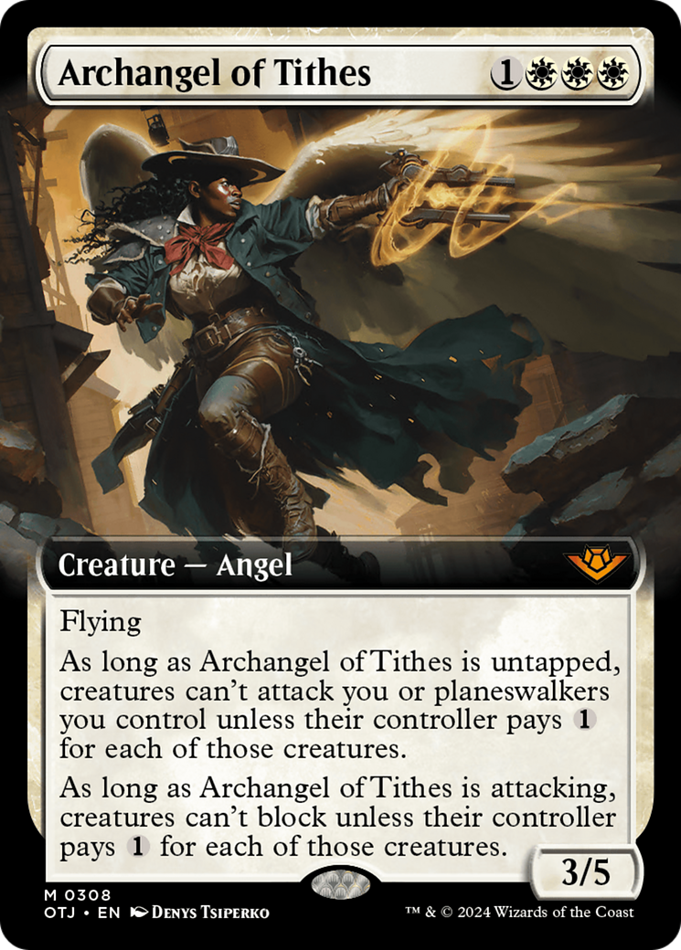 Archangel of Tithes (Extended Art) [Outlaws of Thunder Junction] | Gam3 Escape