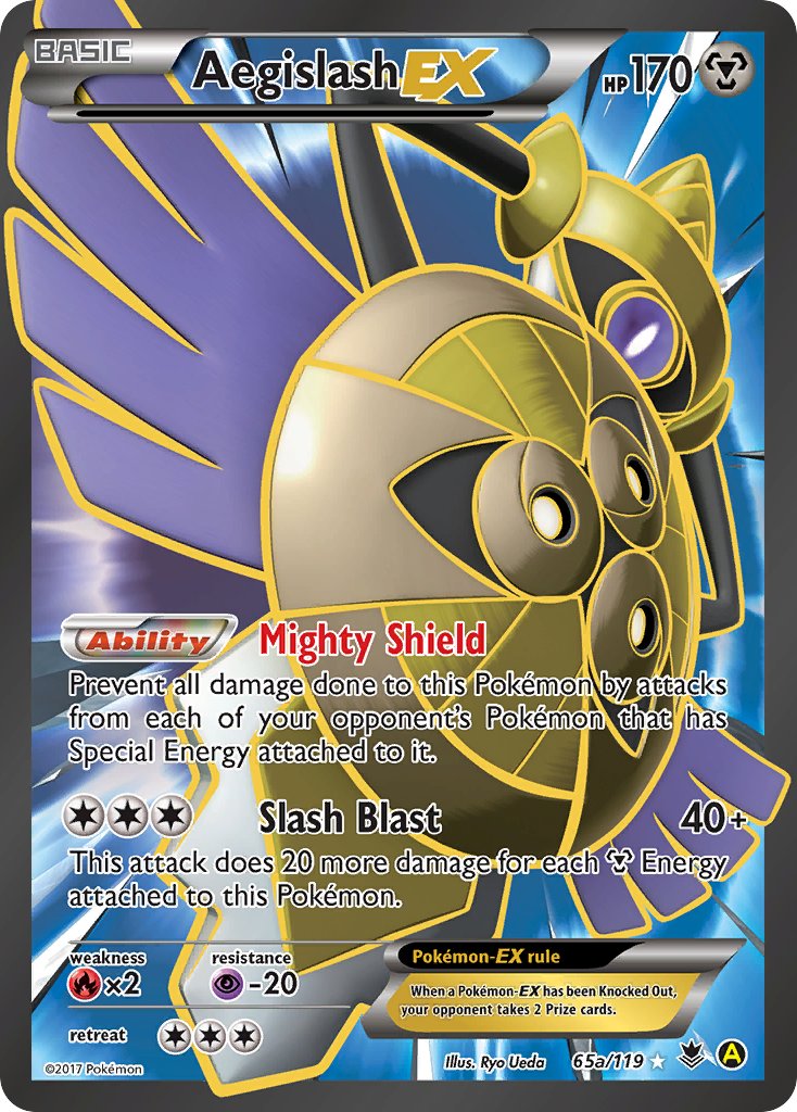 Aegislash EX (65a/119) [Alternate Art Promos] | Gam3 Escape