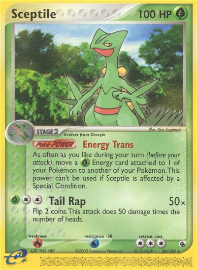 Sceptile (20/109) [EX: Ruby & Sapphire] | Gam3 Escape