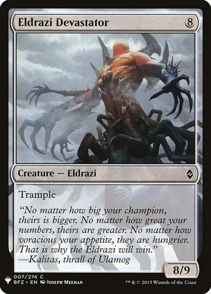 Eldrazi Devastator [Mystery Booster] | Gam3 Escape