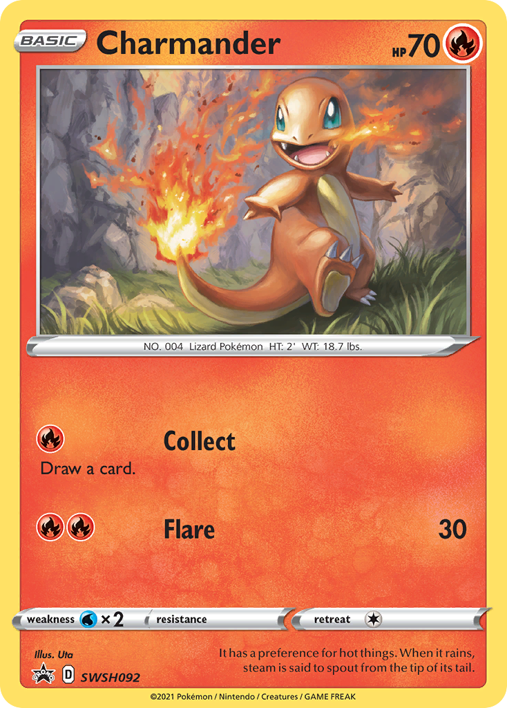 Charmander (SWSH092) [Sword & Shield: Black Star Promos] | Gam3 Escape